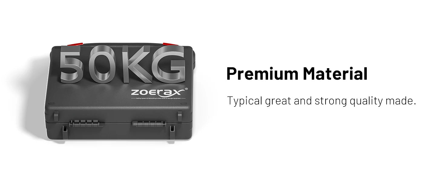 ZoeRax Network Tool Kit，RJ45 Crimp Tool kit Pass Through Crimper RJ45 Crimping Tool, Cable Tester, Punch Down Tool, Stripper
