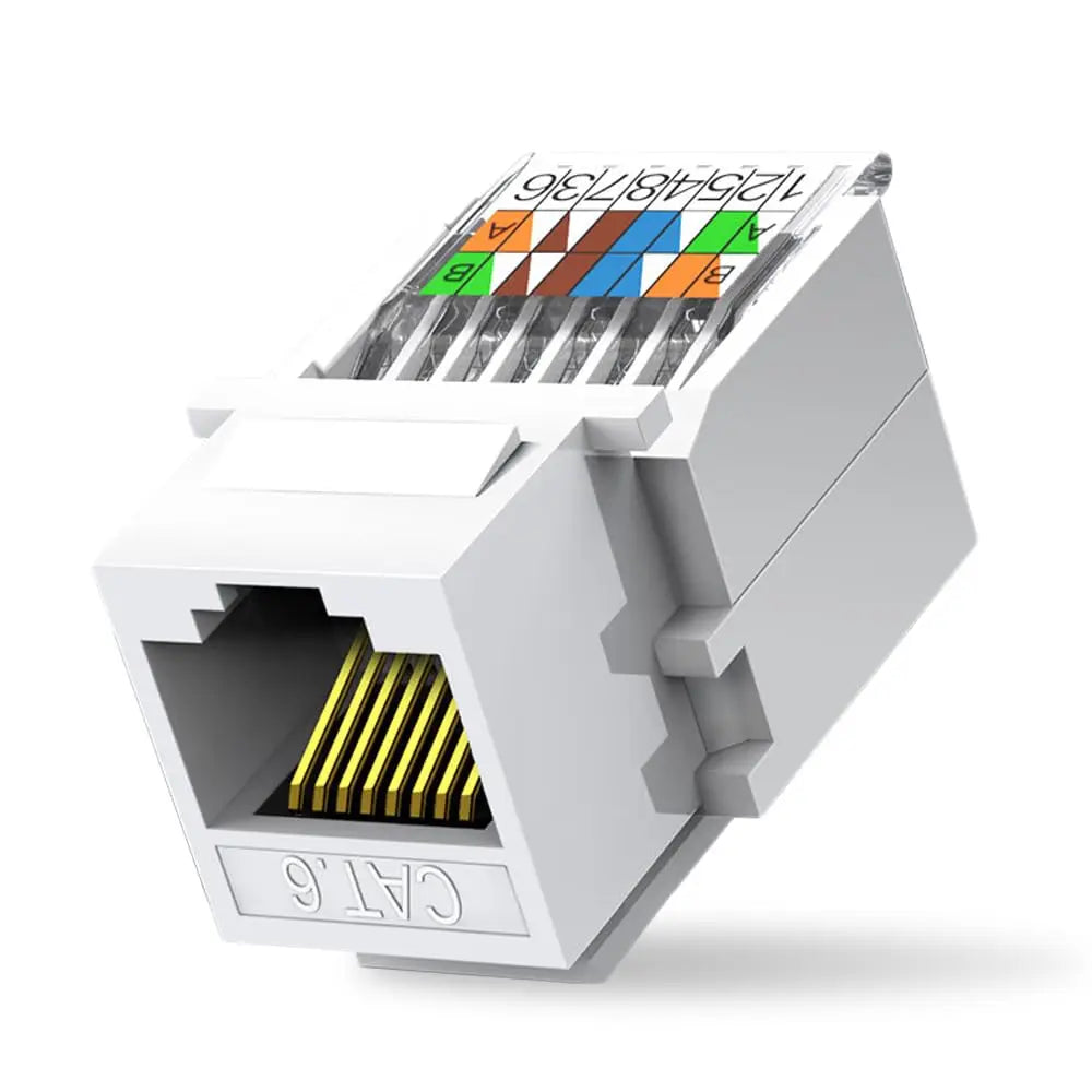 RJ45 Network Module No Need To Use Category 6 Gigabit Network Socket Comprehensive Wiring Crystal Head Network Cable Patch Panel